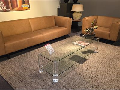 Lederland ROTTERDAM Showroommodel Connor   3,5  zit  +  fauteuil